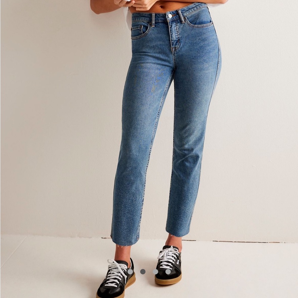 Free People-CRVY High-Rise Vintage Straight Jeans